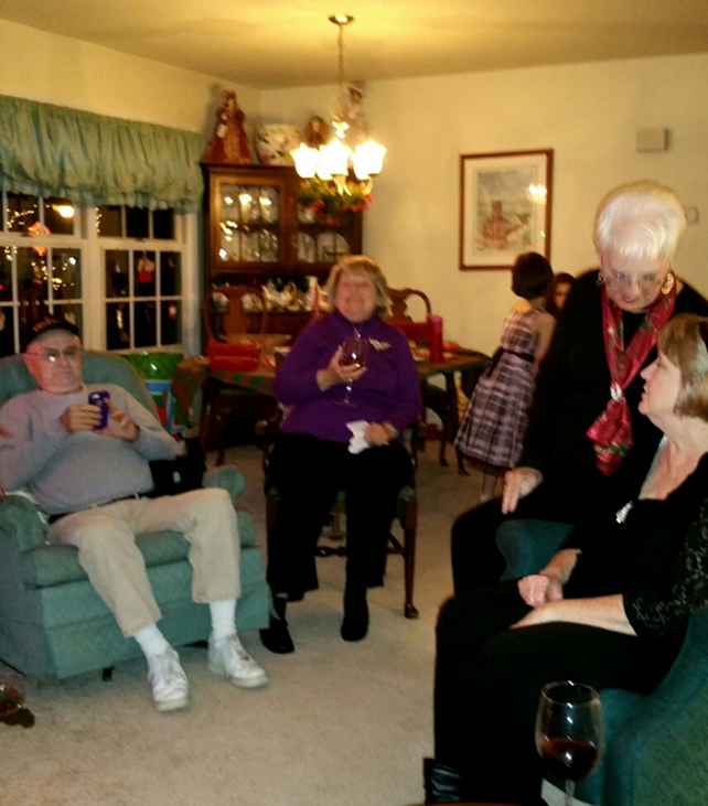 2015 KELLEY FAMILY POLLYANA CHRISTMAS PARTY - AUNT AILEEN AND MAUREEN 2