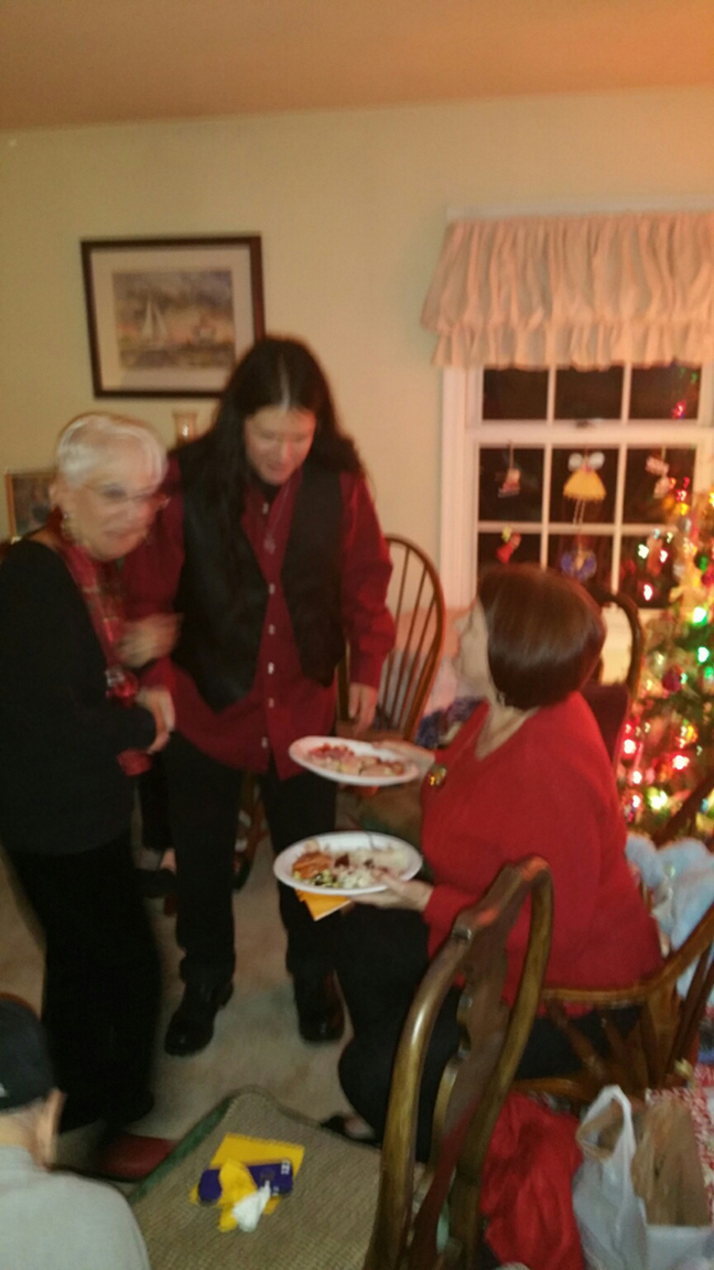 2015 KELLEY FAMILY POLLYANA CHRISTMAS PARTY - FRAN - THOMAS - KATHY