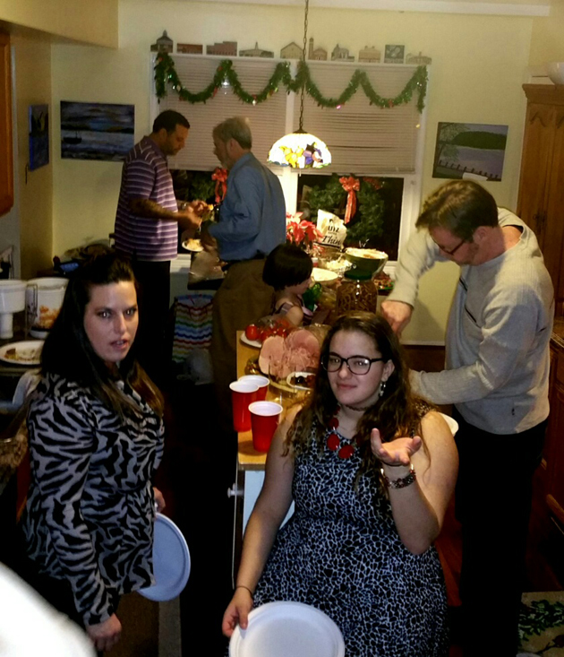 2015 KELLEY FAMILY POLLYANA CHRISTMAS PARTY - MEGAN-ALLY-JACK-SAL-DAN