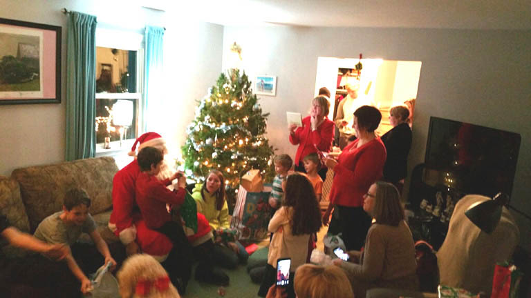 A1 ZACK AS SANTA WITH MIKEY