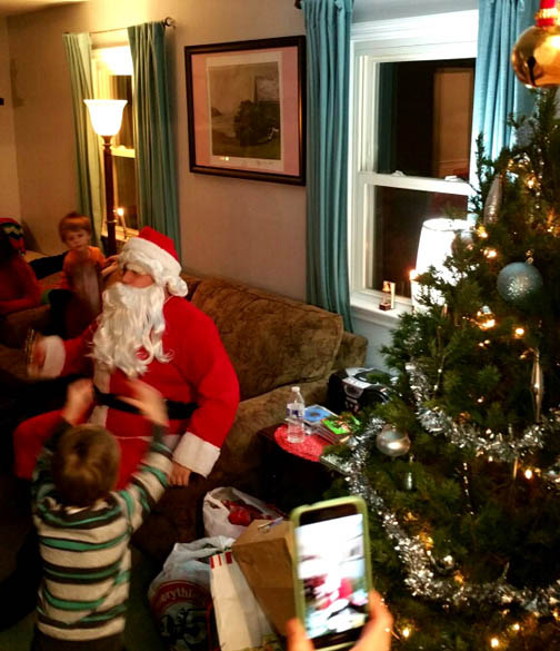 A38 A1 ZACK AS SANTA WITH LELAND
