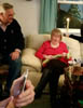 A35 ED AND MAUREEN WITH GIFT