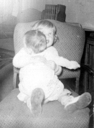 Candace Kelley & one of the twins 1953