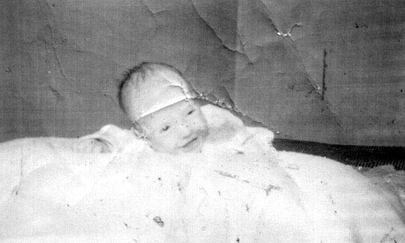 Candace Kelley as a baby 1951