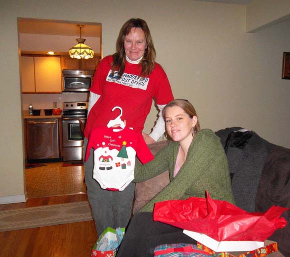 Christmas Eve 2012 - Jaynes present to Melissa
