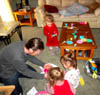 Christmas z Day 2012 - 2 Jack Julieanna Kadie Helena at Robins House