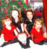 Christmas z Day 2012 - 2 Photo of Evie Julieanna Kadie Helena Logan at Robins House