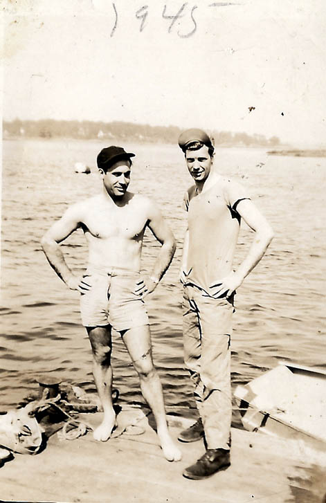 DAVE KELLEY WHILE IN MILITARY 1945