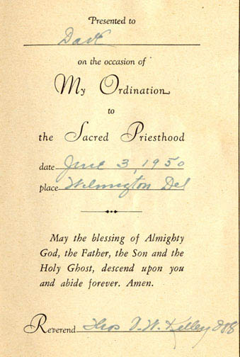 ordinationcard
