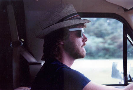 Jack Kelley Driving the party van - mid -80's