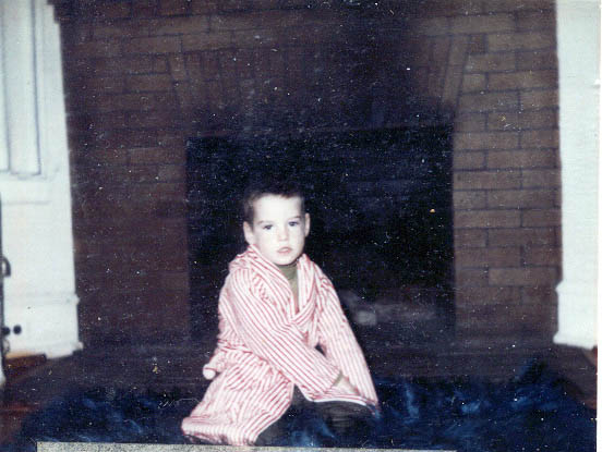 Jack Kelley in Vanburen St living room - late 60's