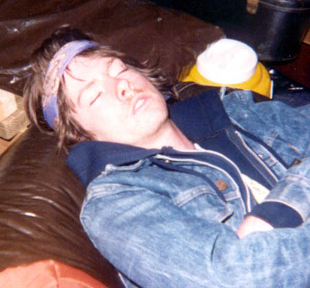 Jack Kelley sleeping  - early 80's