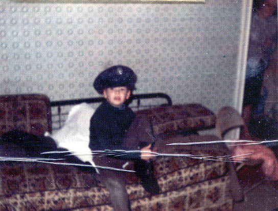 Jack Kelley with Tommy's airforce cap on - late 60's