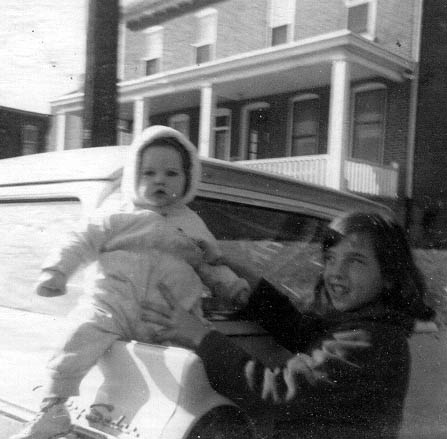 Jack and Bonnie Kelley on Jackson St - early 60's