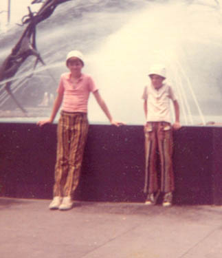 Jack and Jim Kelley at Philly Zoo - early 70's