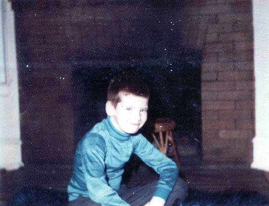 Jim Kelley in Vanburen St living room - late 60's