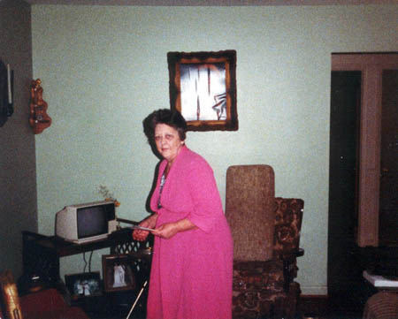 Marion Kelley in Glenville Home 1982