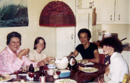 Mom with Jack & friends in Montreal summer of 1976