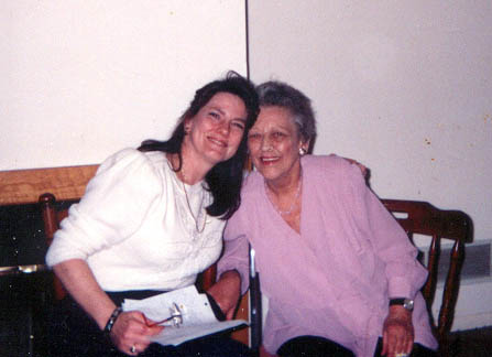 Mom with daughter Kathleen at her 65th B-day party