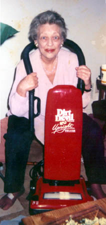 Mom with one of her 65th B-day gifts