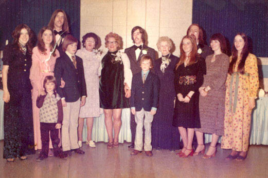 Dan's family wedding Photo 1973