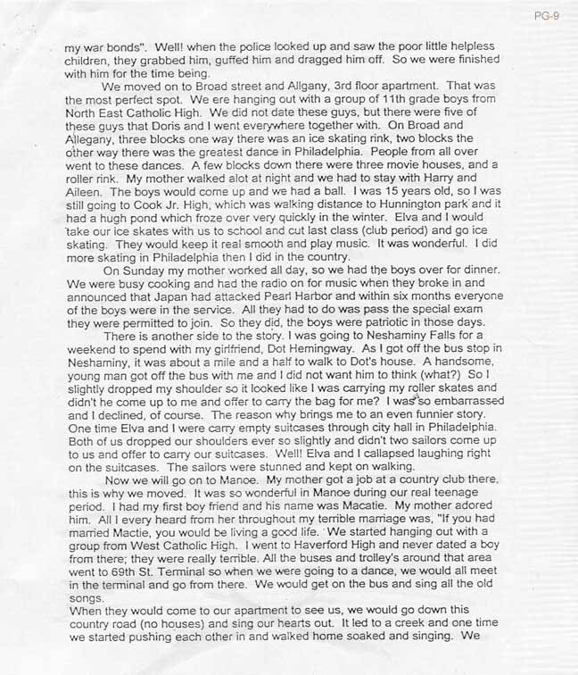 I - PG-9 of Marion Meyer Kelley's Life story