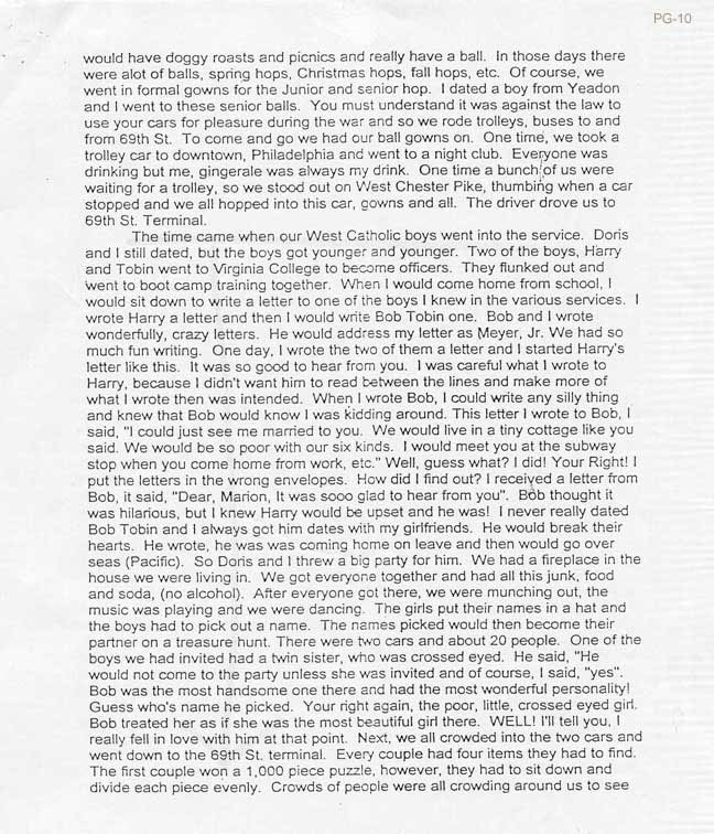 J - PG-10 of Marion Meyer Kelley's Life story