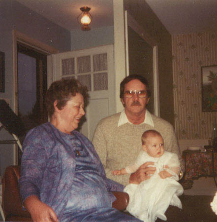 Mom & Dad after Lindsay's Christening