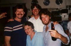 Mom - Jim - Jack & Mick at Galucios