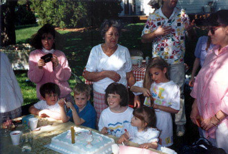 Mom at Megan's Birthday Day party