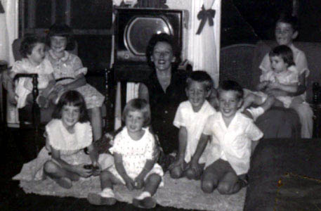 Mom with the Big Eight 1950s