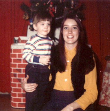 Maureen with Chris 2yrs 1970
