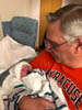 ED DUNNING WITH NEWBORN LUCAS
