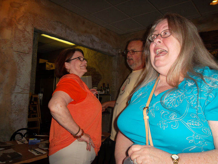 Mickey Kelley 60th B-Day - Dottie and husband and Kathy
