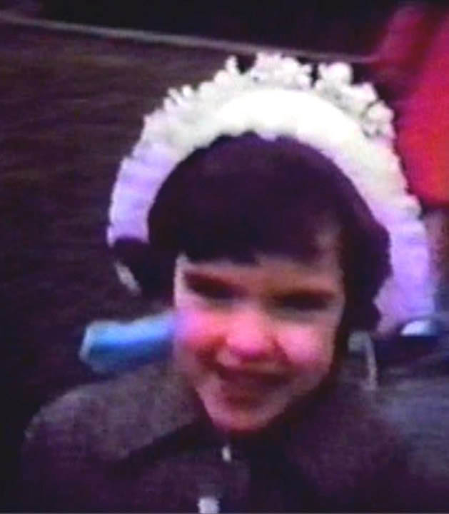CONNIE KELLEY FROM AN OLD FAMILY MOVIE SCREENSHOT - 1950s - 2