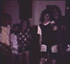 COUSINS DONNA SNADER-JACK AND JIM KELLEY-CAROLYN SNADER WITH GRANDMOM MORGAN FROM AN OLD FAMILY MOVIE SCREENSHOT - 1970s
