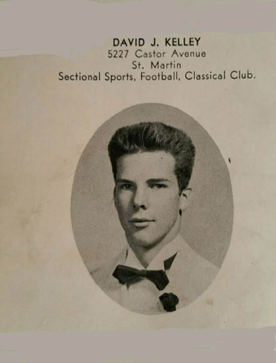 DAVID J KELLEY HIGH SCHOOL YEARBOOK PHOTO 1943