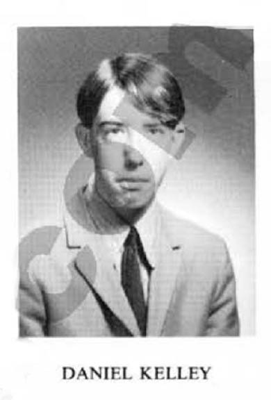 Dan Kelley CONRAD HS Senior Yearbook Photo 1969