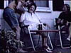 DANNY KELLEY WITH GRANDMOM MORGAN MCMULLEN MEYER AND AUNT AILEEN MEYER SNADER FROM AN OLD FAMILY MOVIE SCREENSHOT - 1950s