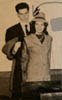 DAVE KELLEY HIGH SCHOOL YEARBOOK PHOTO WITH HIS PROM DATE NAMED DOTTIE 1943