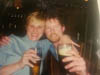 DONNA SNADER WITH HER COUSIN JACK KELLEY IN IRELAND IN THE 1990s