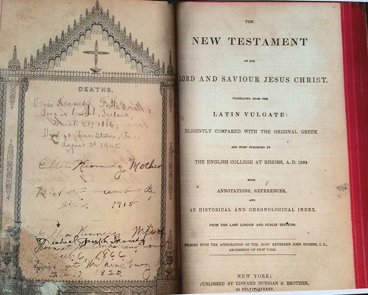 KENNEDY FAMILY BRANCH BIBLE 2