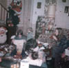 JACK WITH FAMILY IN DAVE KELLEYS LIVING ROOM AT CHRISTMAS EARLY 1970S