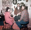 KATHY TOM MICK AT DAD BAR IN VILONE VILLAGE EARLY 1970s