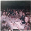 Maureen Kelley and friends at wedding table early 1970s