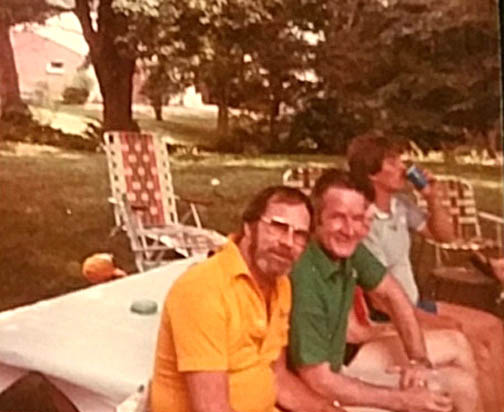 DAVE AND DONALD KELLEY WITH NEPHEW SCOTT SNADER MID 1980S