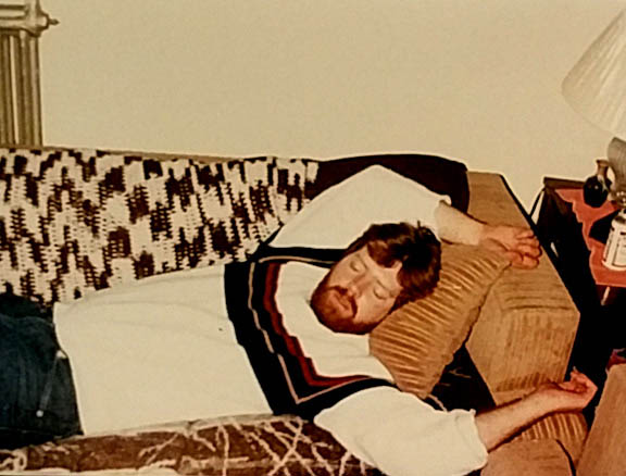 JIM KELLEY SLEEPING MID 1980S