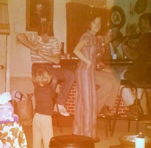 JIM KELLEY-SISSY VAVALA-RICK CAPALDO-TOM KELLEY-JASON BLEVINS VILONE VILLAGE MID 1970S