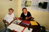 AUNT DORIS AND AUNT AILEEN AT IN WILDWOOD HOME AUTUMN 2002