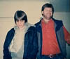 CHRIS WOJNISZ WITH HIS UNCLE JIM KELLEY  MID 1980S